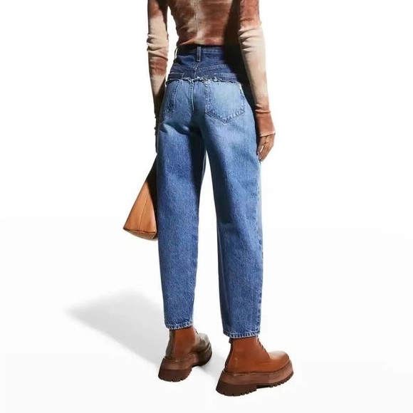 FRAME Le Brickley Reconstructed Hombre balloon-leg jeans - Picture 4 of 5